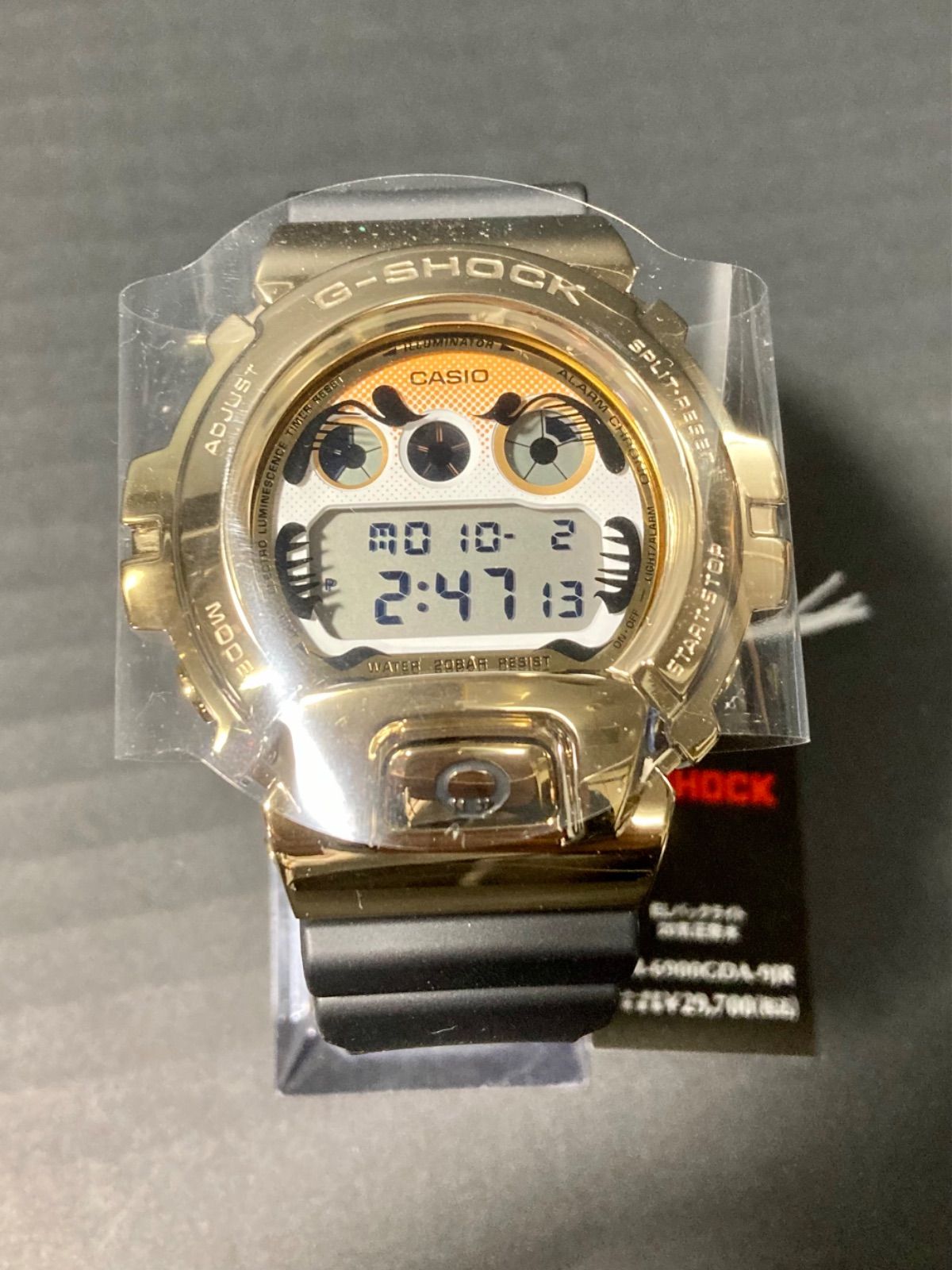 79. CASIO G-SHOCK 限定ゴールドメタルダルマモデル GM-6900GDA-9JR