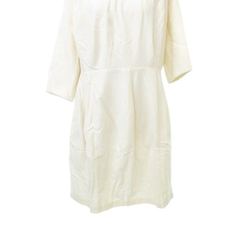 ミナペルホネン mina perhonen 美品 ウール ワンピース ひざ丈