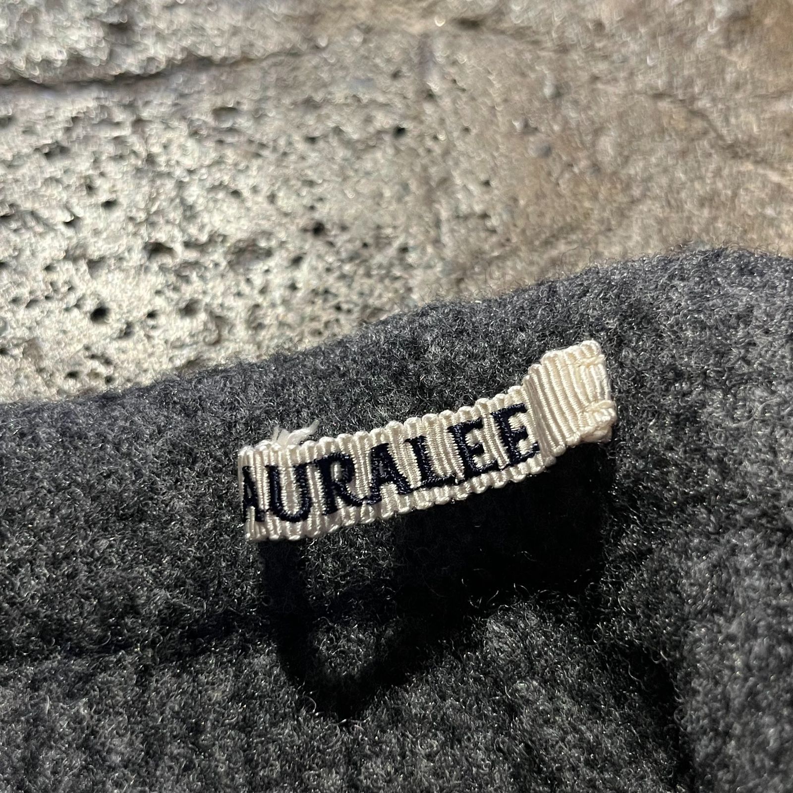 AURALEE 23aw MILLED FENCH MERINO RIB KNIT PANT オーラリー 2023aw