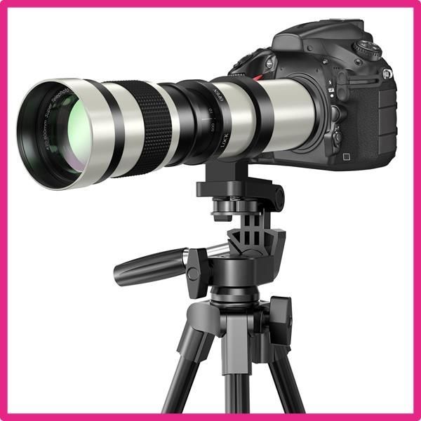 【新品】CANON用　超望遠ズームレンズ　420-800mm Amazon.co.jp: Lightdow 望遠 ズーム レンズ 420-800mm F/8.3-16