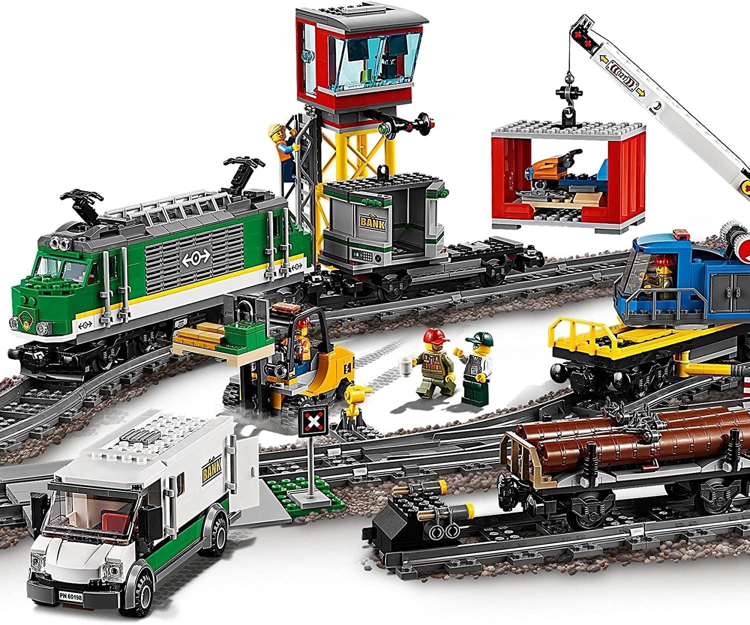低価格の 60198 電車 レゴ(LEGO)シティ 貨物列車 おもちゃ