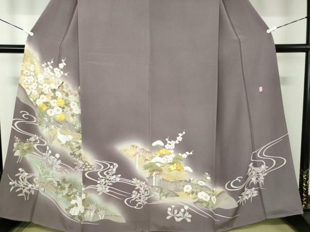 平和屋着物●豪華色留袖　鳥獣戯画　暈し染め　正絹　逸品　AABB8180ph 平和屋着物○豪華色留袖 鳥獣戯画 暈し染め 正絹 逸品 AABB8180ph 平和