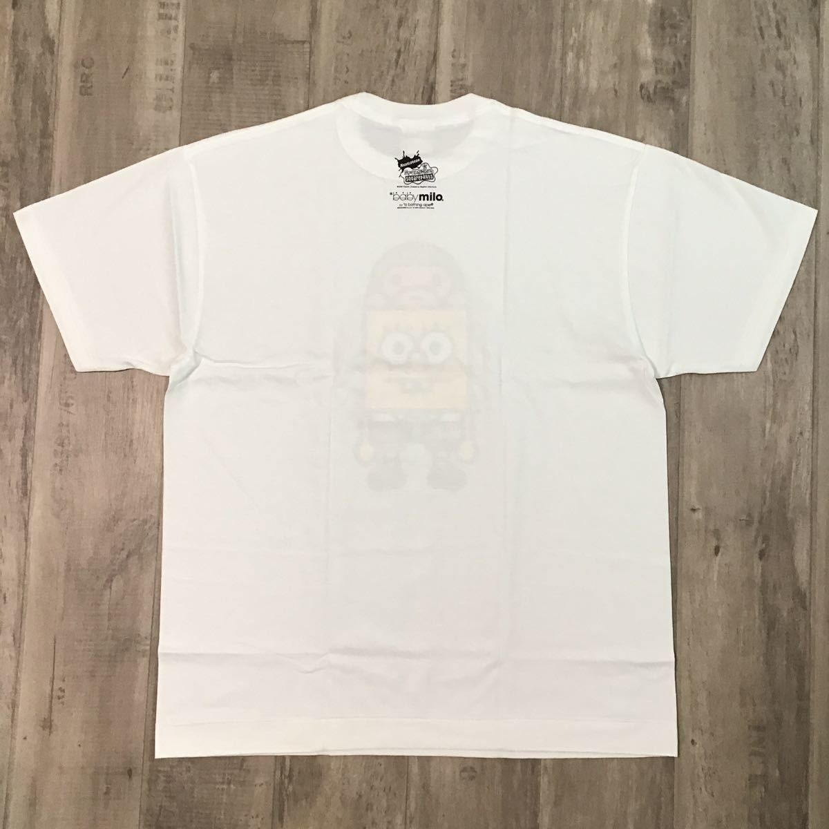 ☆新品☆ XL スポンジボブ × Baby Milo Tシャツ a bathing ape BAPE 