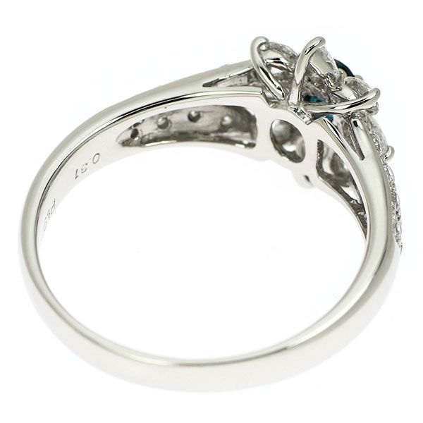 希少 Pt900 アレキサンドライト ダイヤモンド リング 0.31ct D0.80ct  