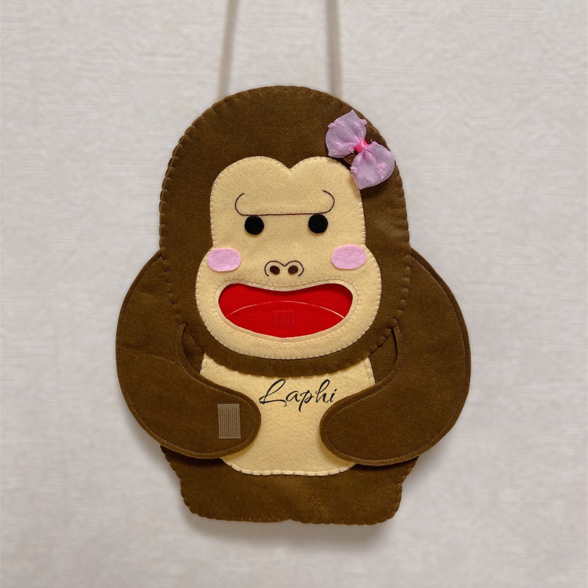 くいしんぼうのゴリラ ♡ ゴリラ＋表情パーツ ♡ エプロン