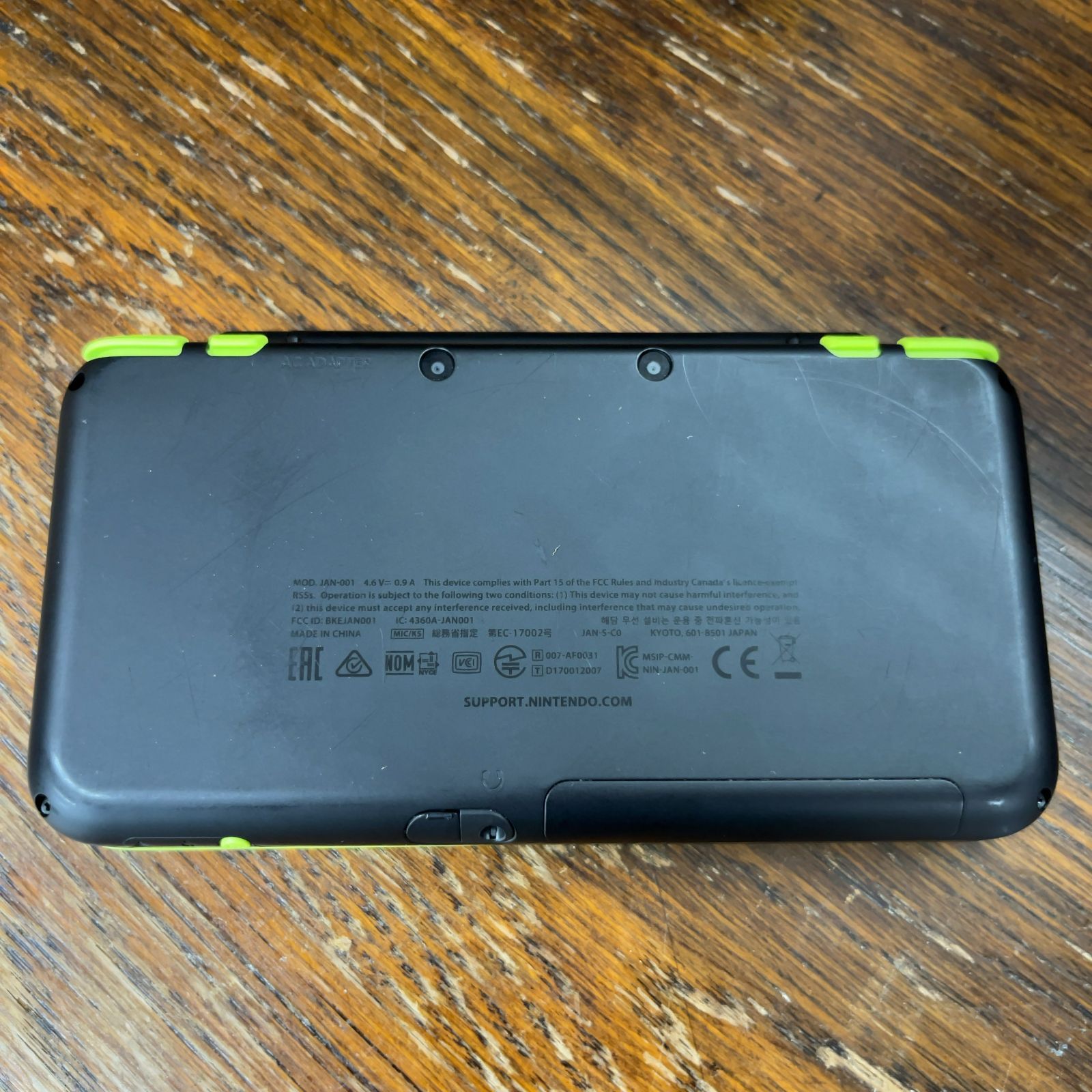 【J0021】3DS黒 ジョージア限定品 本体＋ソフト2本セット 0582 3DS 本体 黒 ジャンク - メルカリ