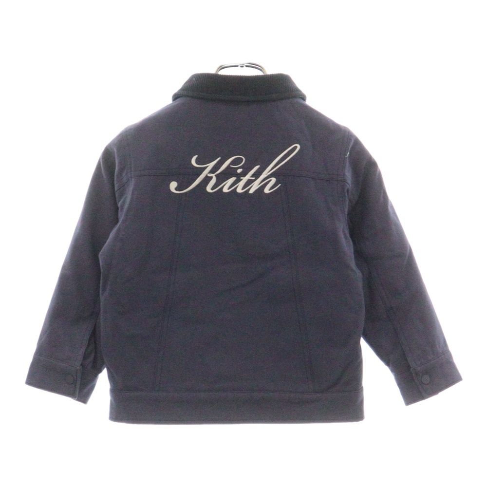 KITH (キス) ボーンロゴ刺繍リバーシブルキルティングコーチジャケット