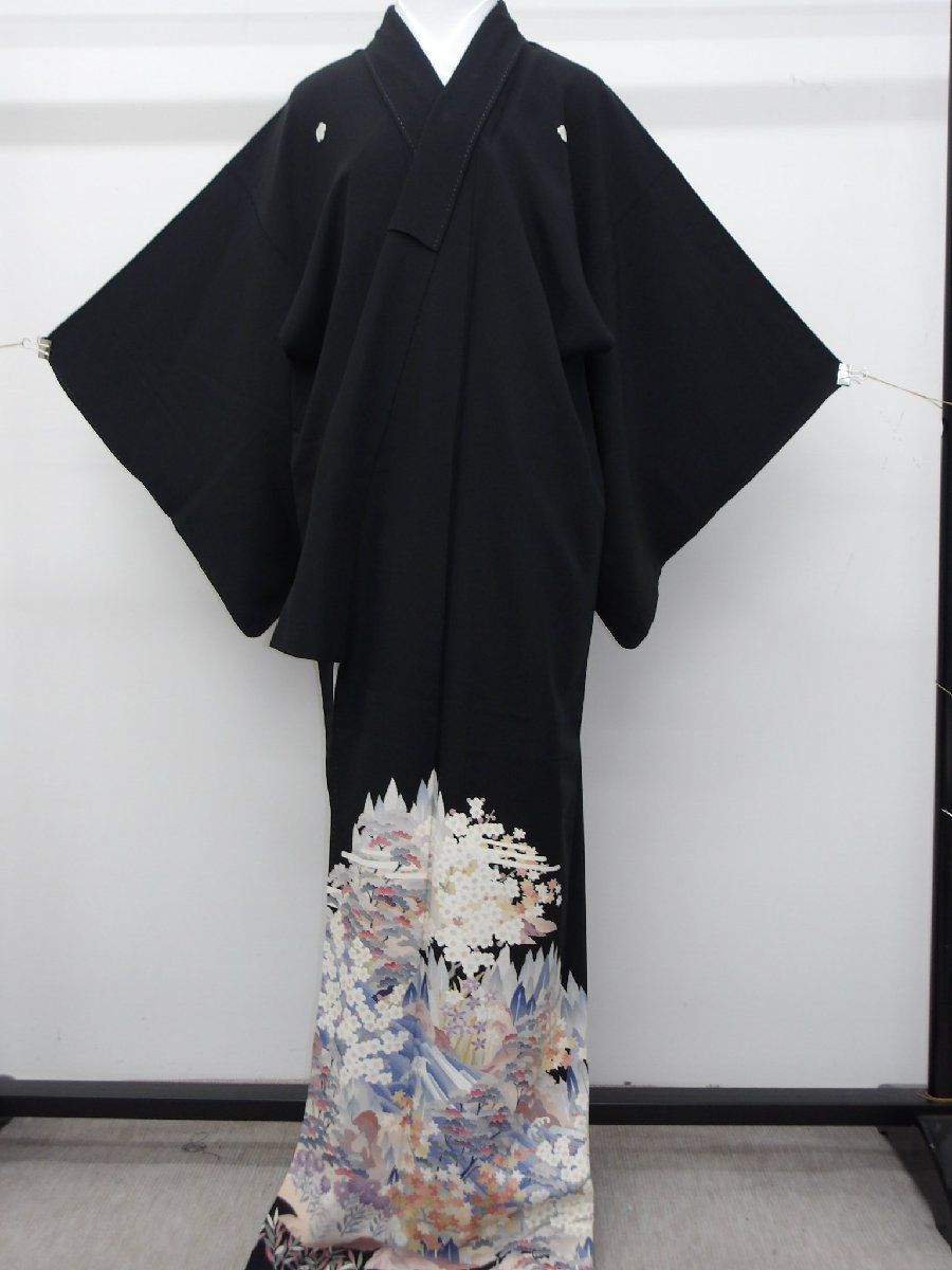 留袖　黒留袖　鳳凰　正絹 梅に鳳凰 | 黒留袖一覧 | 留袖レンタル キクヅル