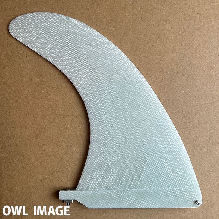 ロングボードFIN 10.0 VOLAN SINGLE FIN OWL 8.5 VOLAN CLEAR：ボラン