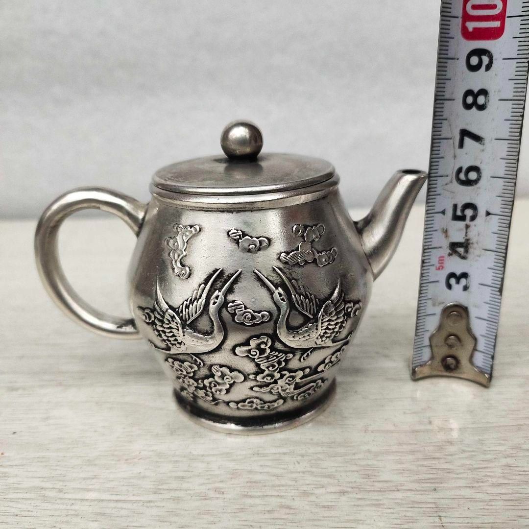 銅器 仙鶴銚子茶壺 茶道具 煎茶器 装飾品 工芸品 置物 銅器 仙鶴銚子茶壺 茶道具 煎茶器 装飾品 工芸品 置物 - メルカリ