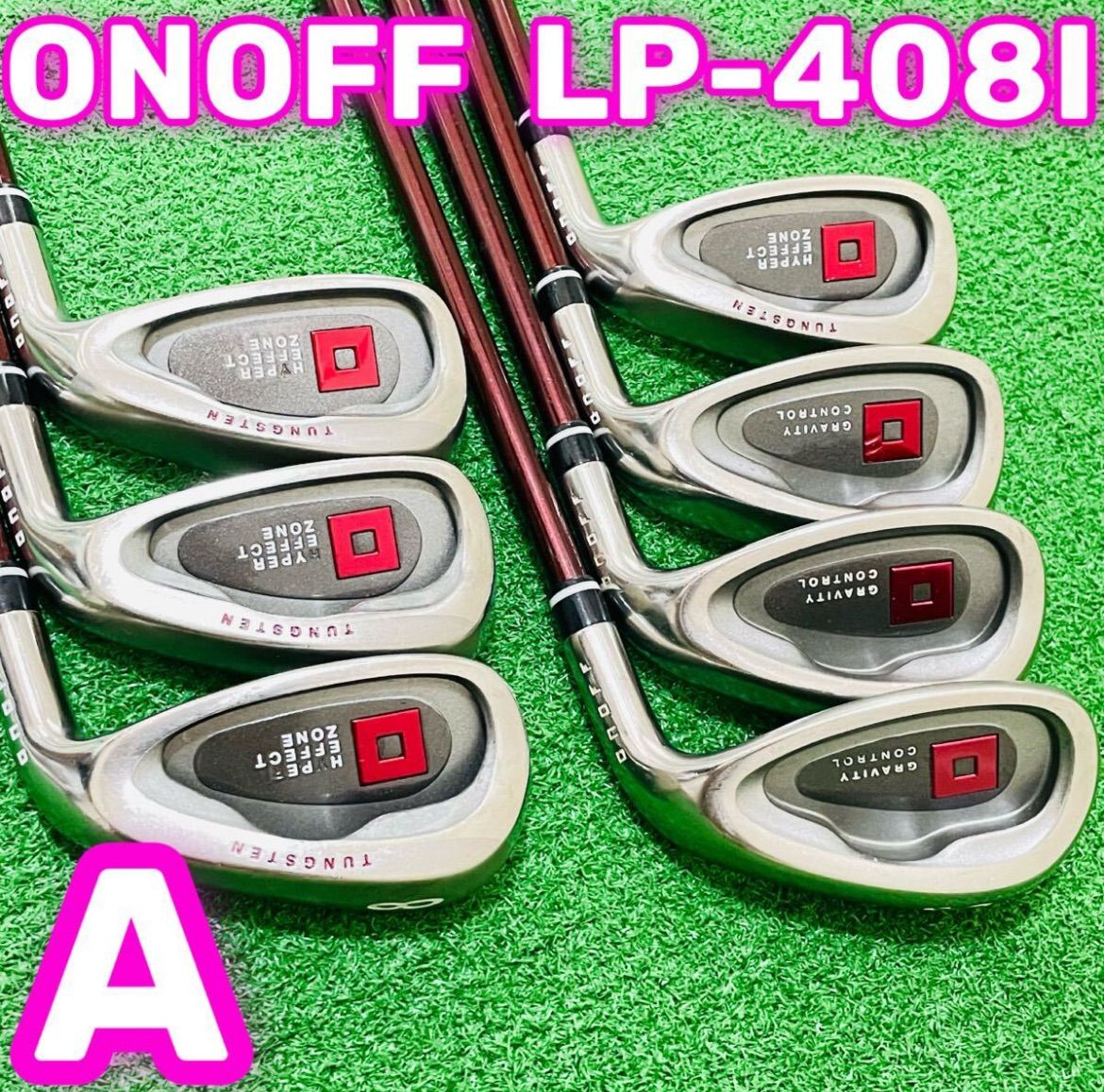 9055 ONOFF LP-408I オノフ レディース アイアン7本セット フレックスA 6.7.8.9.P.A.S 女性用 右利き ゴルフクラブ 送料無料 匿名配送