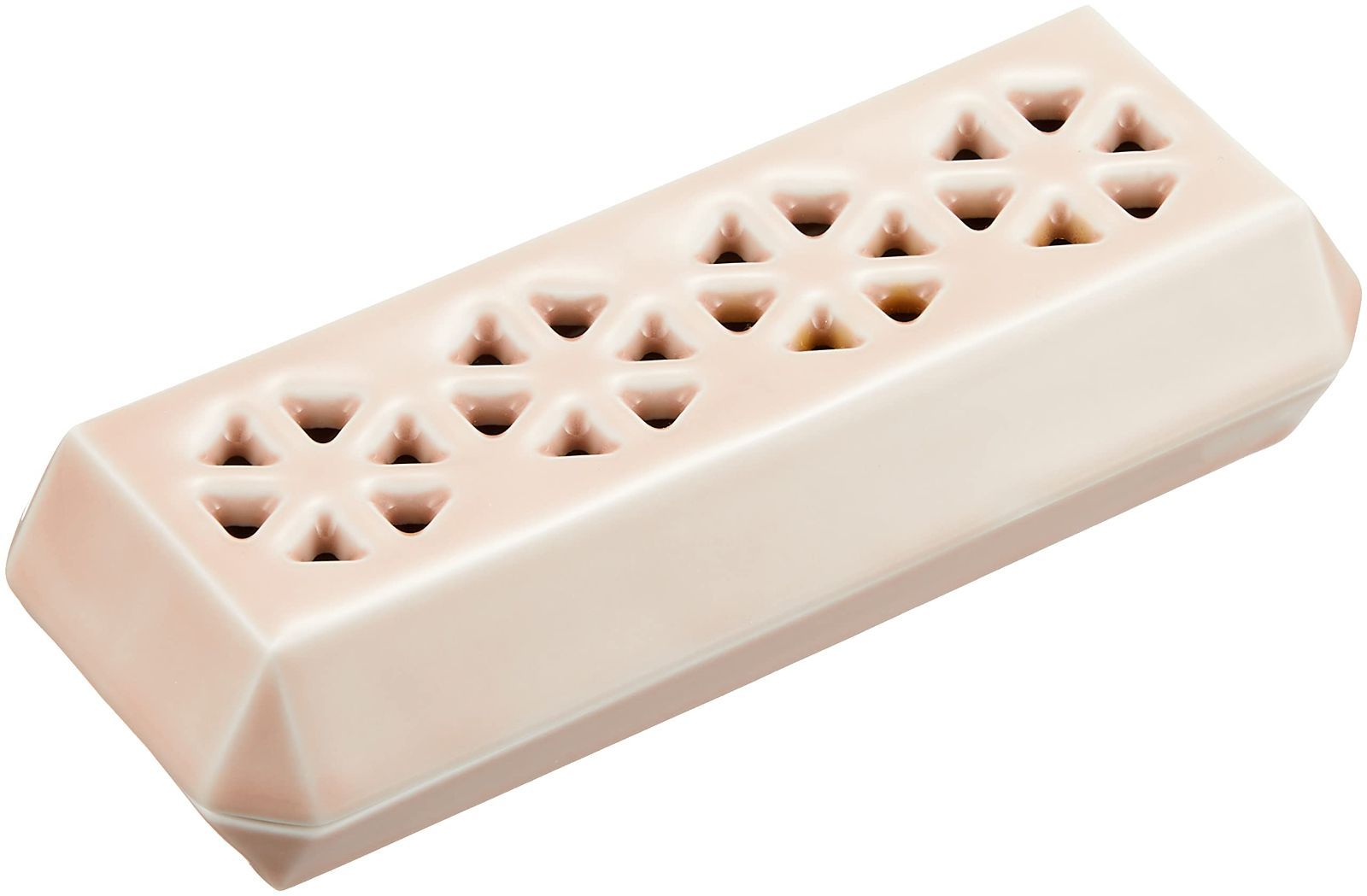 商品 線香立て 横置き 寝かせる線香皿 おしゃれ な お香立て 仏具 線香置き せんこうたて仏壇用 有田焼 香炉 の 香皿 インセンスホルダー 北欧インテリア にも 清流 小 和ピンク 50x130x30 mm 国産 サンメニー