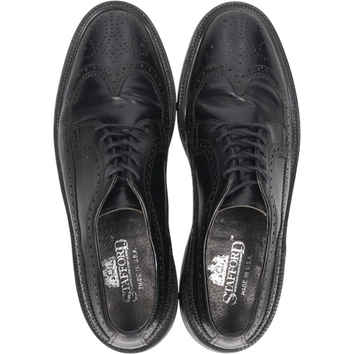 古着 スタッフォード STAFFORD フルブローグ ウイングチップシューズ メンズ26.0cm相当 saa013942 WWW_OLIVIERBERNSTEIN_COM