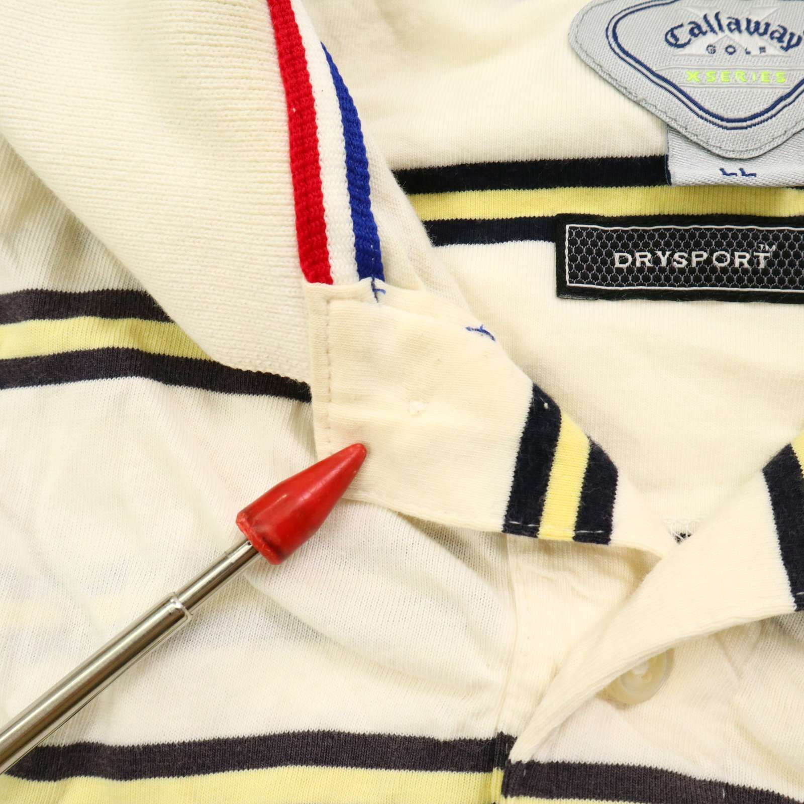 Callaway DRYSPORT 半袖ポロシャツ ゴルフウェア ボーダー Callaway キャロウェイ ゴルフ X-SERIES 春夏 DRYSPORT☆ ボーダー