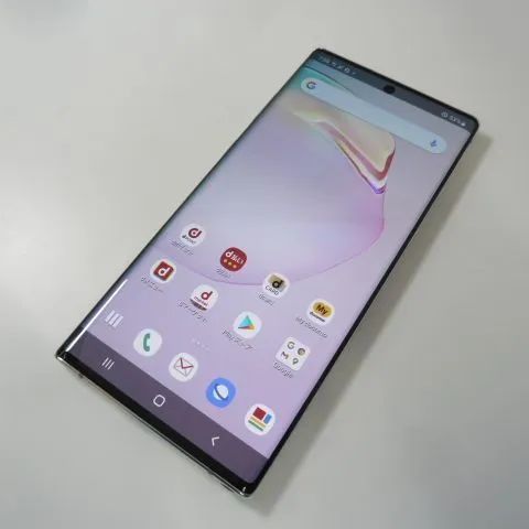 中古】 Galaxy Note10+ SC-01M オーラホワイト docomo SIMロック解除済