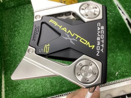 タイトリスト SCOTTY CAMERON PHANTOM X 12.5 33インチ パター PT スチール フレックスその他 メンズ 男性用 右利き 右用 Bランク ゴルフクラブ