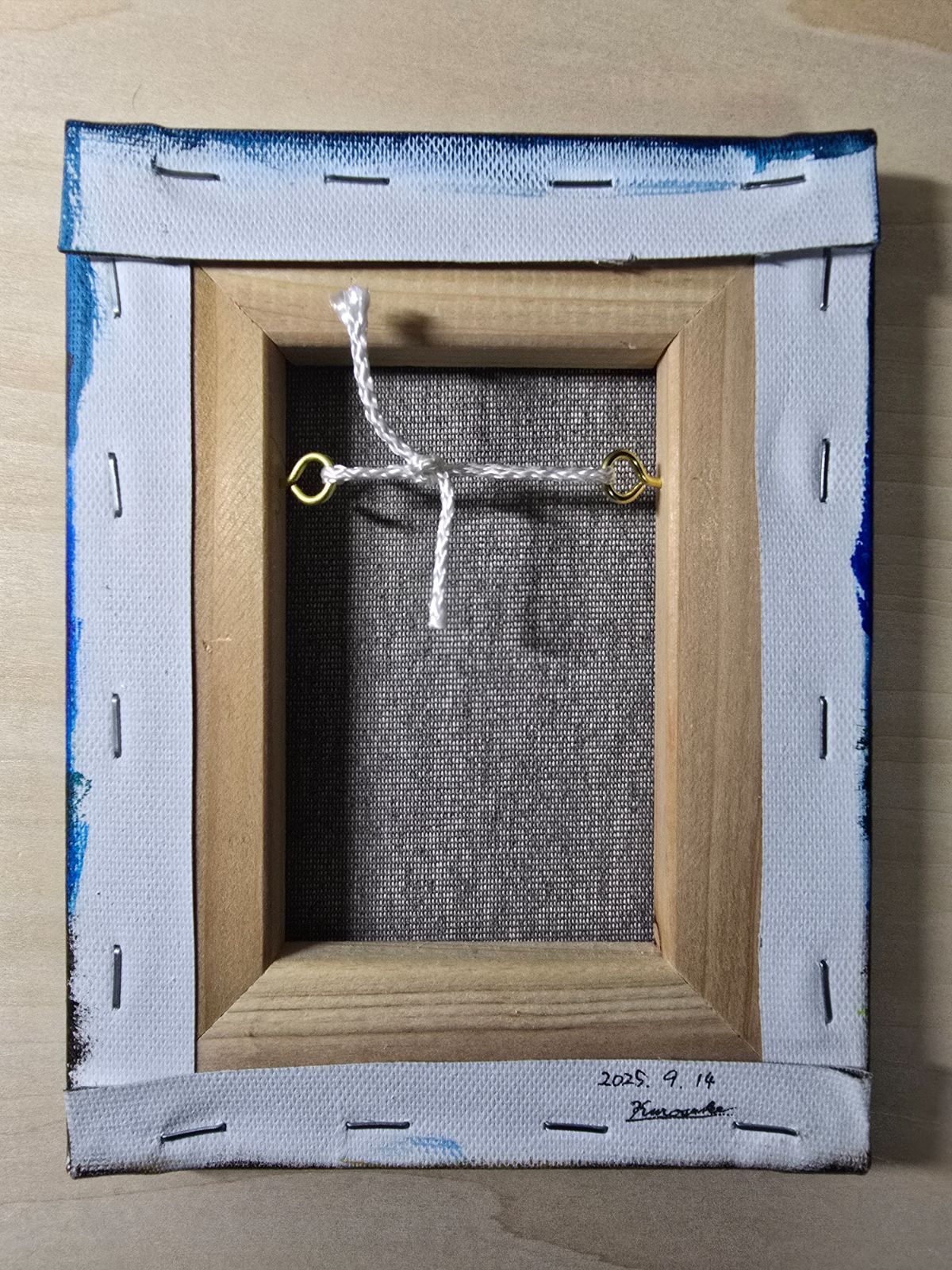 アクリル画 空想風景画