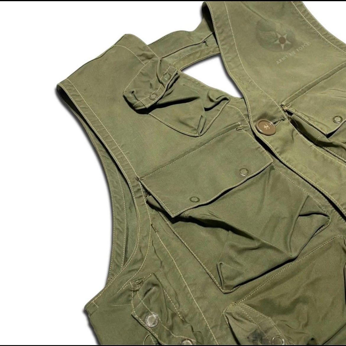 米軍実物 40s 50s 空軍 ミリタリーベスト ヴィンテージ C1 アメリカ