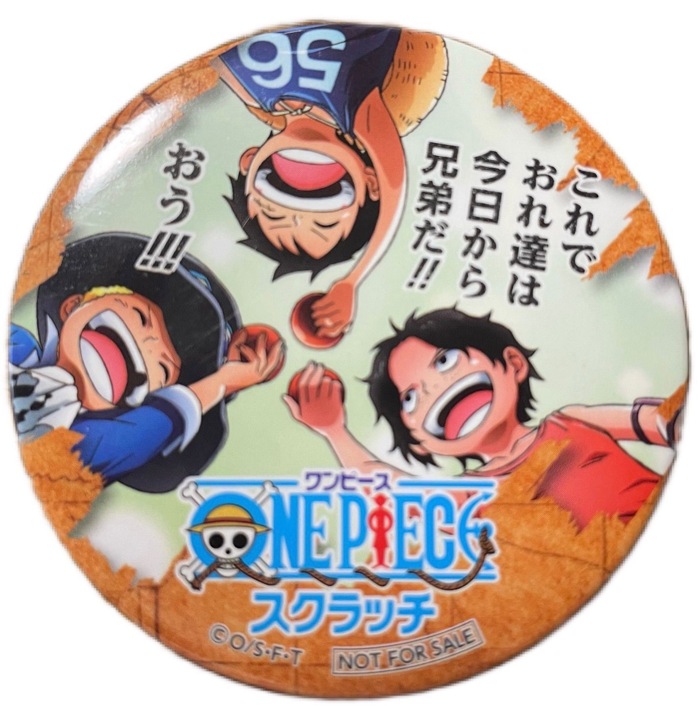 ONEPIECE ルフィ 缶バッジ