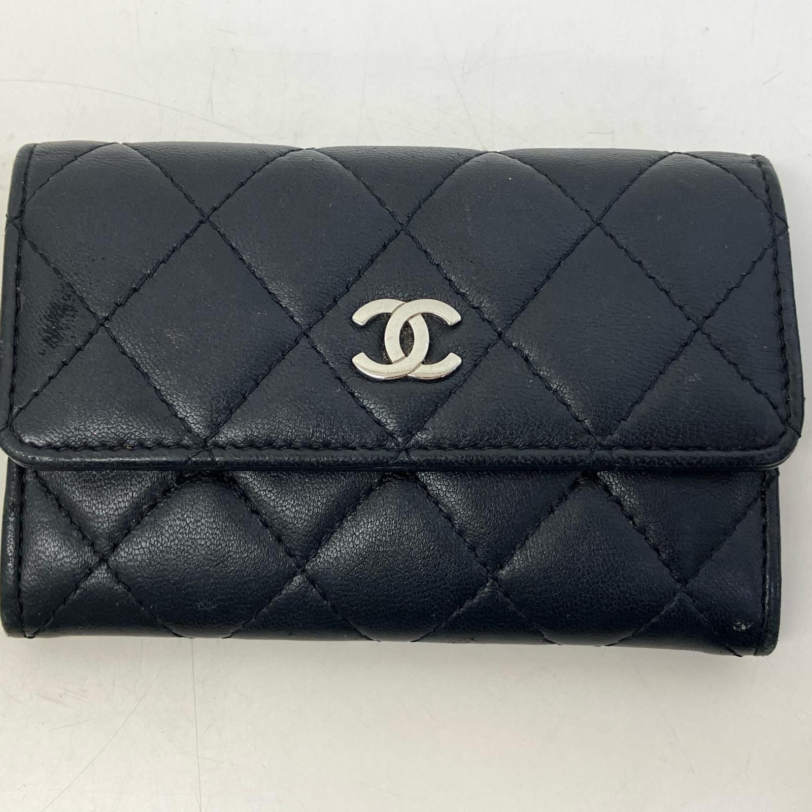 Chanel シャネル マトラッセ コインケース CHANEL刻印 レディース