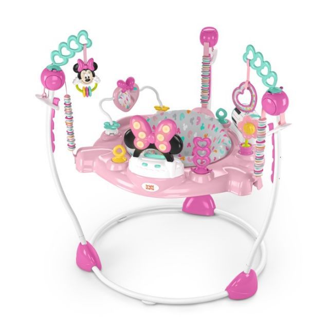 O パッケージ不良 ラッピング不可 ご自宅用Kids2 Bright Starts 13062 ミニーマウス フォーエバー ベストフレンド ジャンパー キッズツー ブライトスターツ ベビーウォーカー 歩行器 赤ちゃん 6ヶ月 知育玩具 教育 出産祝い 室内遊び