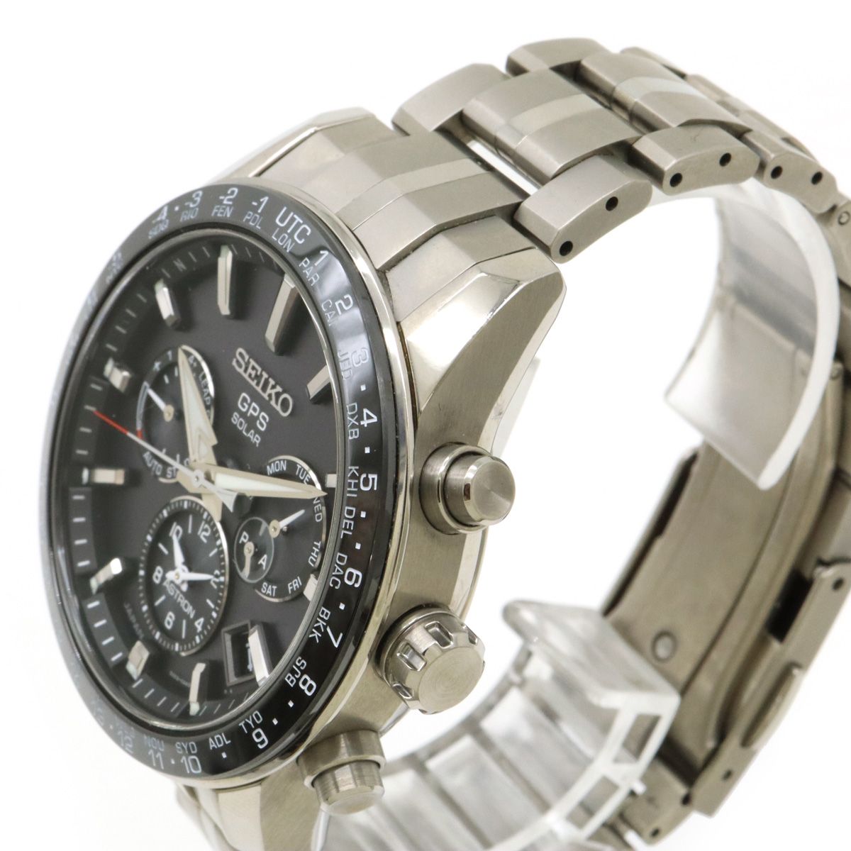 セイコー アストロン GPS ソーラー セラミック×チタニウム 7X52