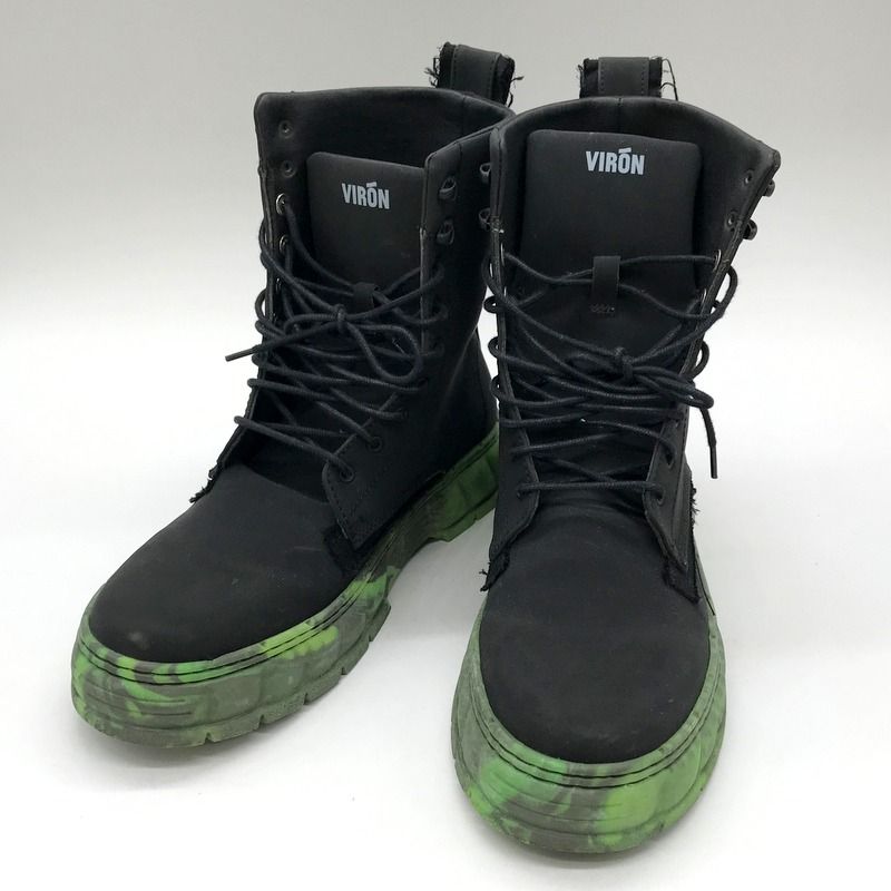 VIRON レースアップブーツ Faux Nubuck Boots フェイクヌバックブーツ