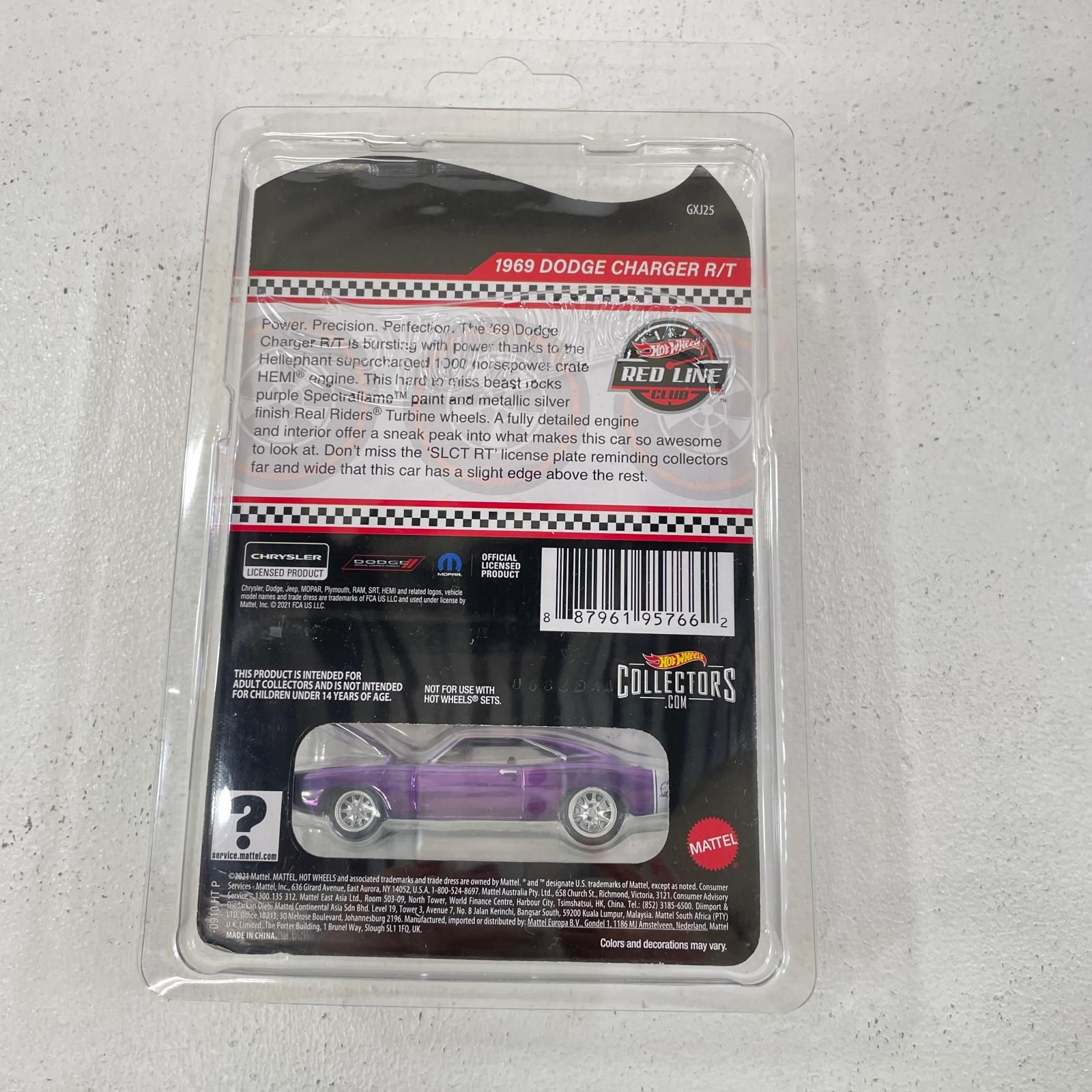 Hot Wheels Selections 1969 Dodge Charger R T Exclusive 728