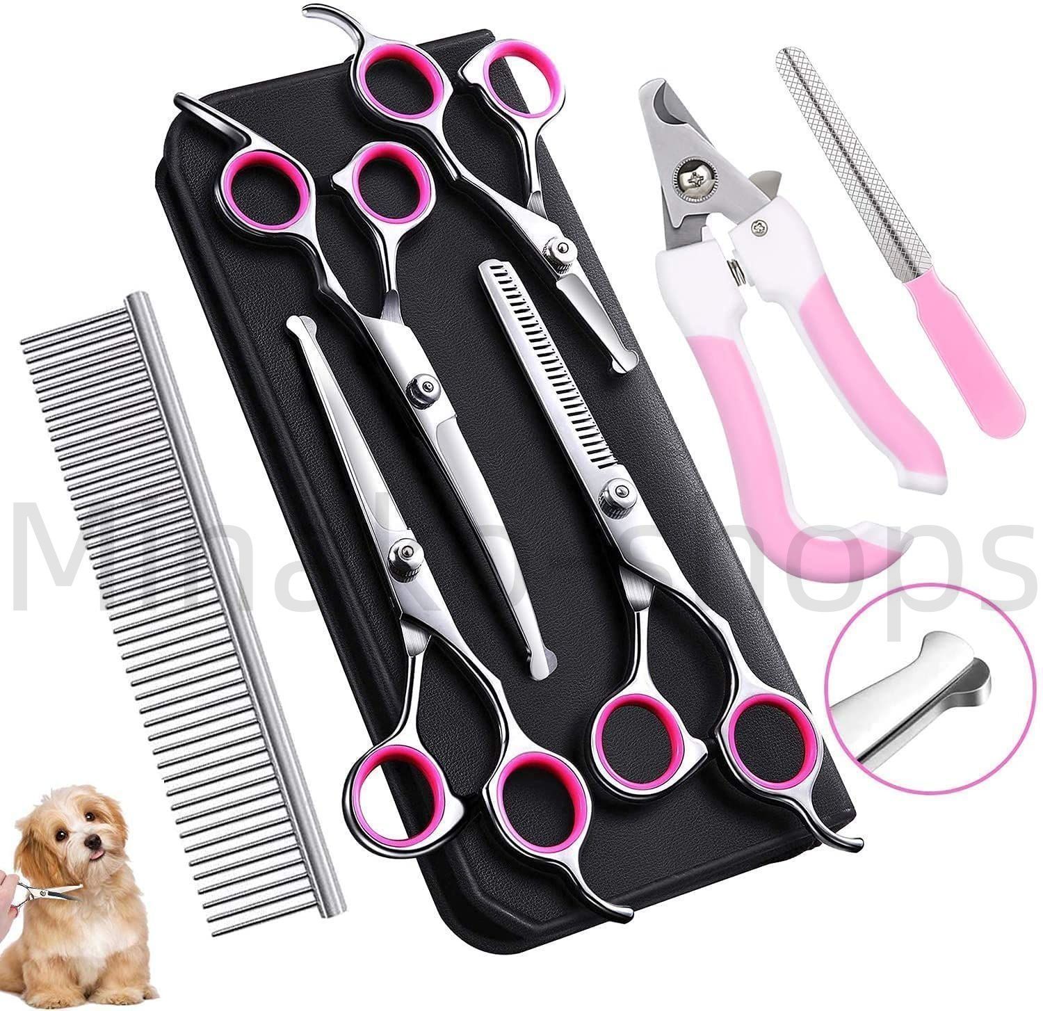 スパスパ気持ち良く切れる理美容師プロ用シザーカットバサミ☀犬トリミングペットも良 トリミング ハサミ 犬 ステンレス トリミングシザー スキバサミ