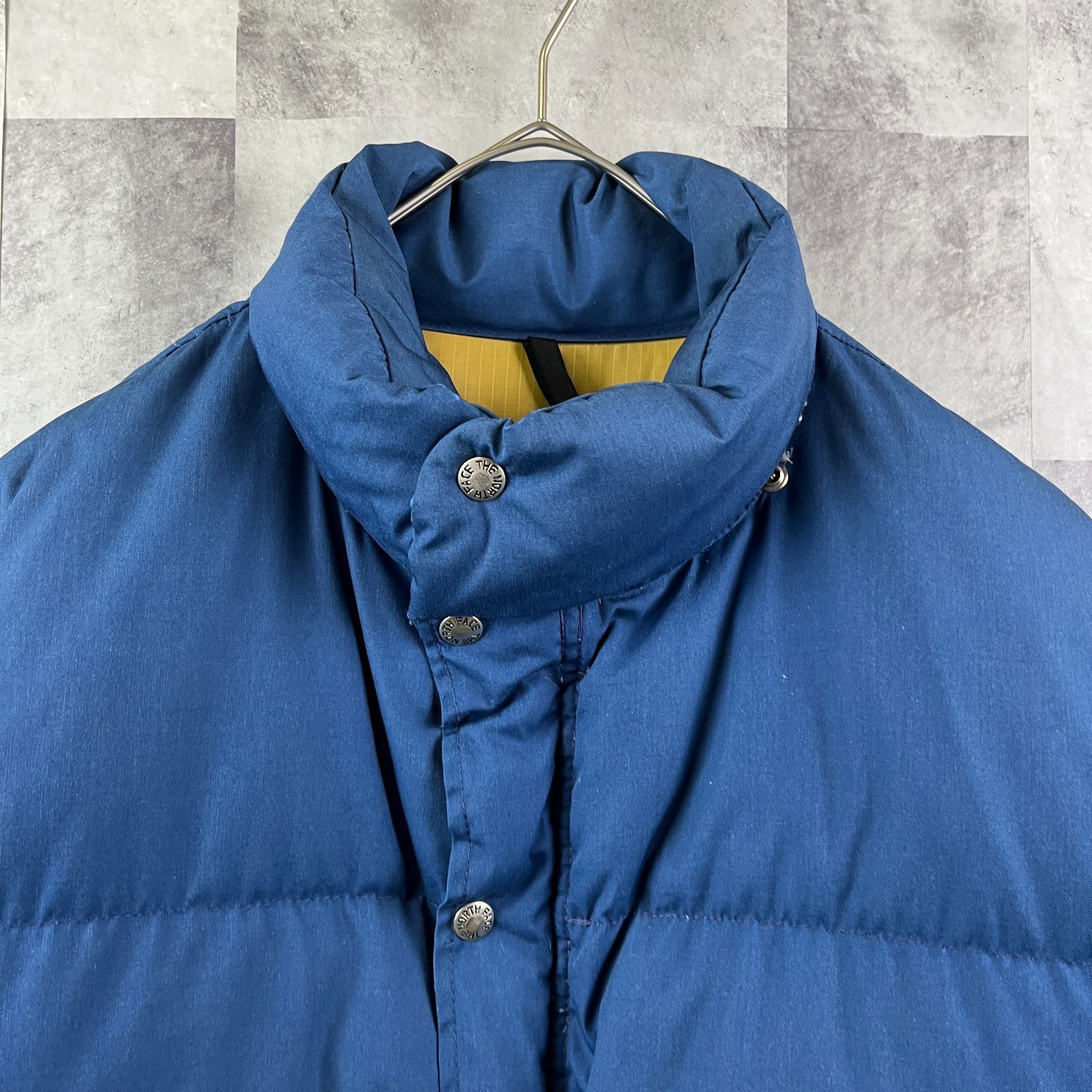 80s USA製 THE NORTH FACE ダウンジャケット 茶タグ ブルー M 80s USA製 THE NORTH FACE ダウンジャケット 茶タグ ブルー M