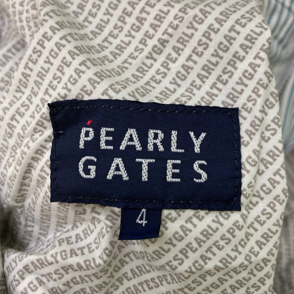 サイズ：4 PEARLY GATES パーリーゲイツ ハーフパンツ ストライプ柄
