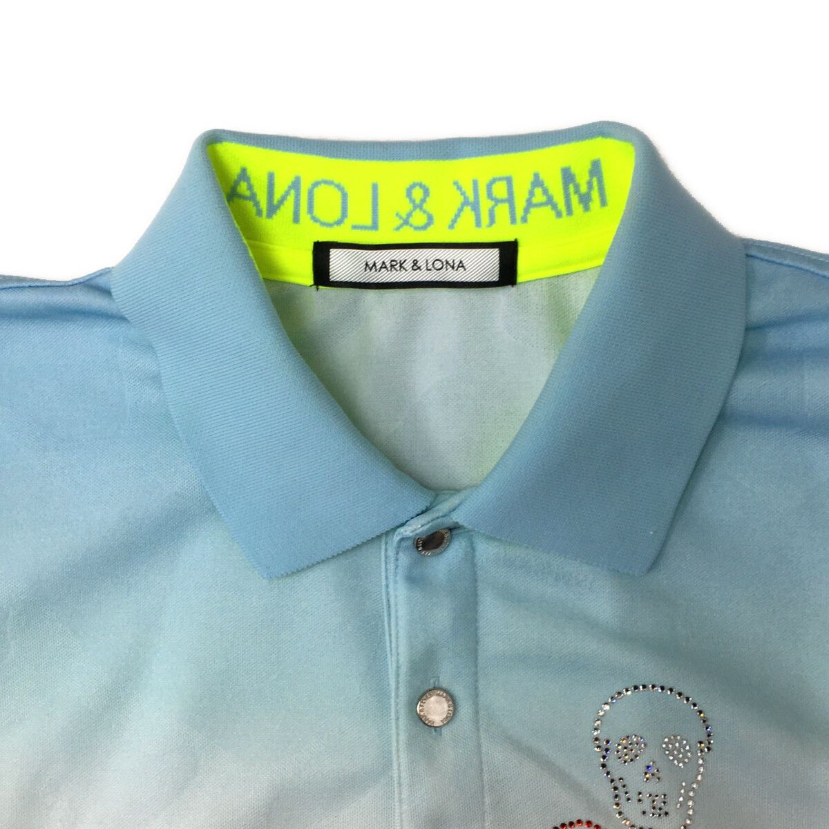 程度良好 人気ブランド】マークアンドロナ メンズ グラデーション 半袖