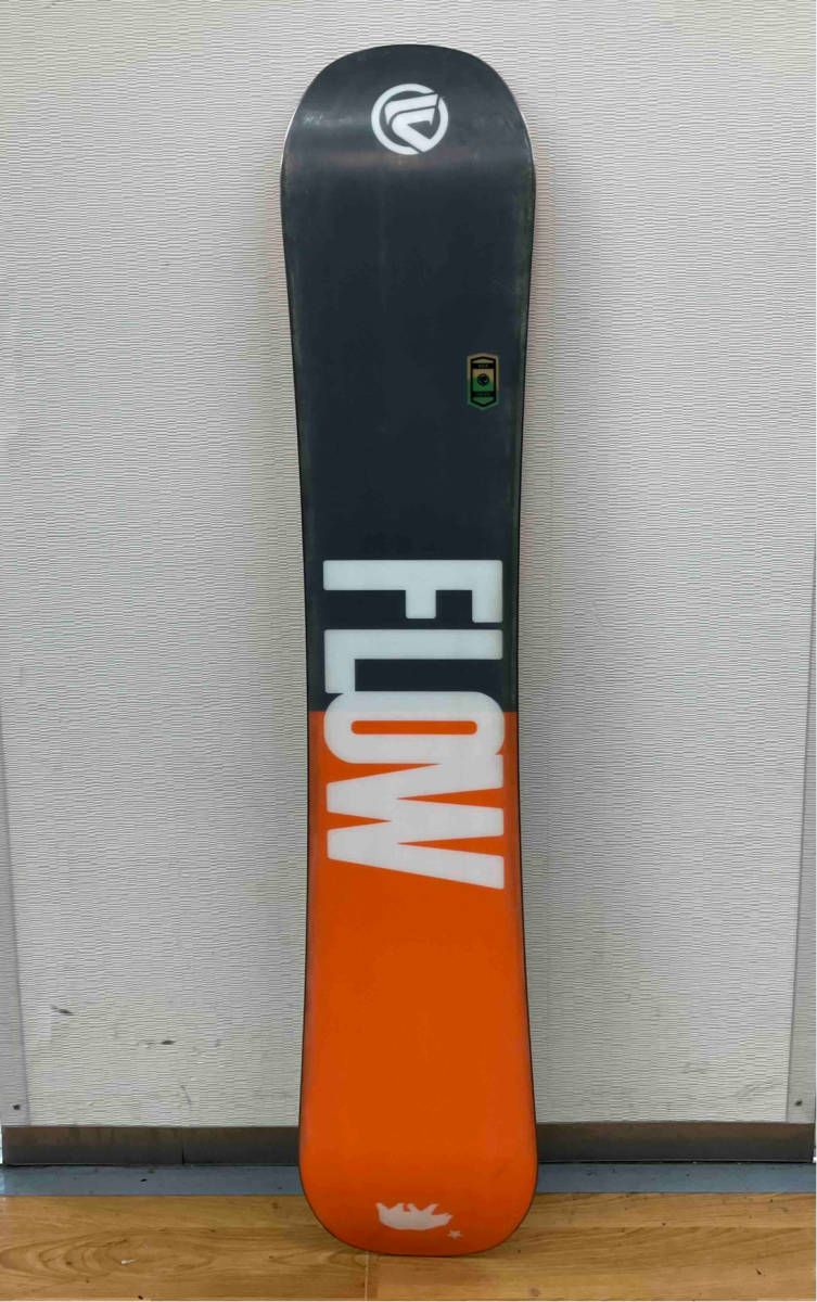 【美品】FLOW VERVE 152cm スノーボード 板 ダブルキャンバー FLOW VERVE フロー ヴァーヴ 2016年モデル 152cm スノーボード板
