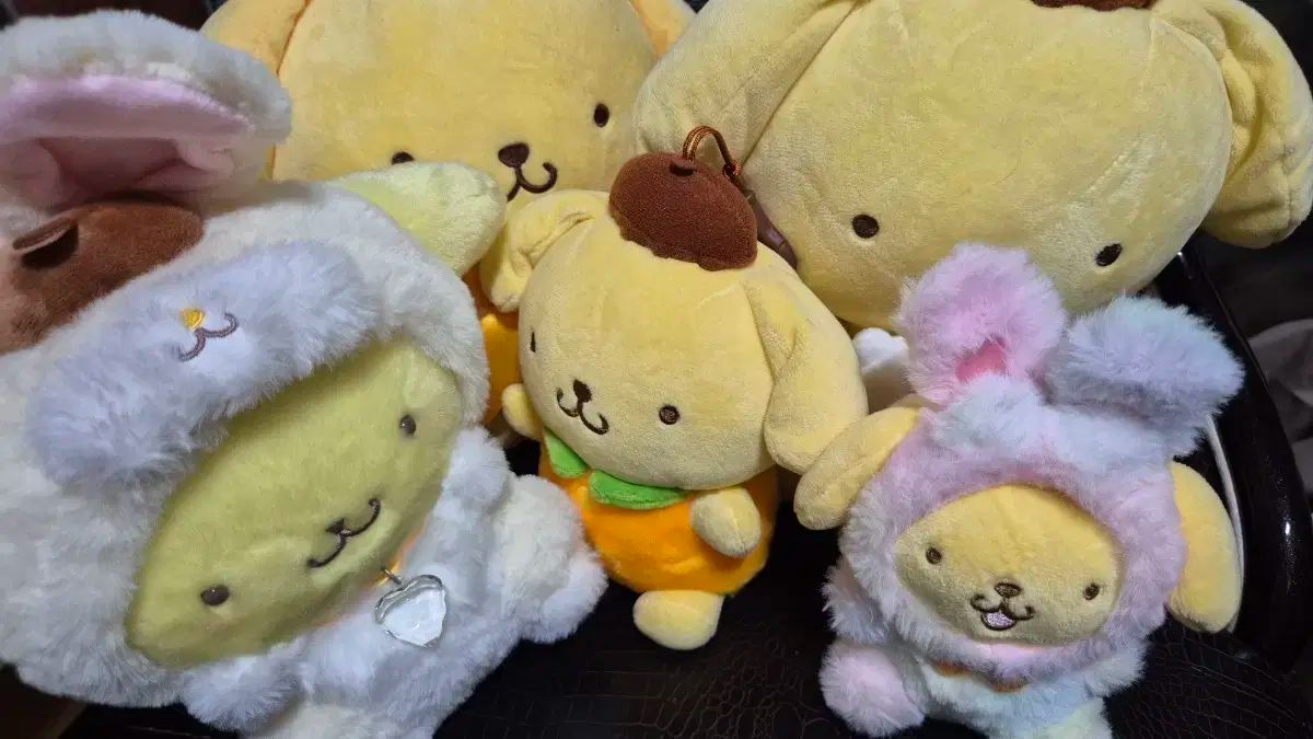 チームプリン まとめ売りぬいぐるみセット サンリオ ポムポムプリン