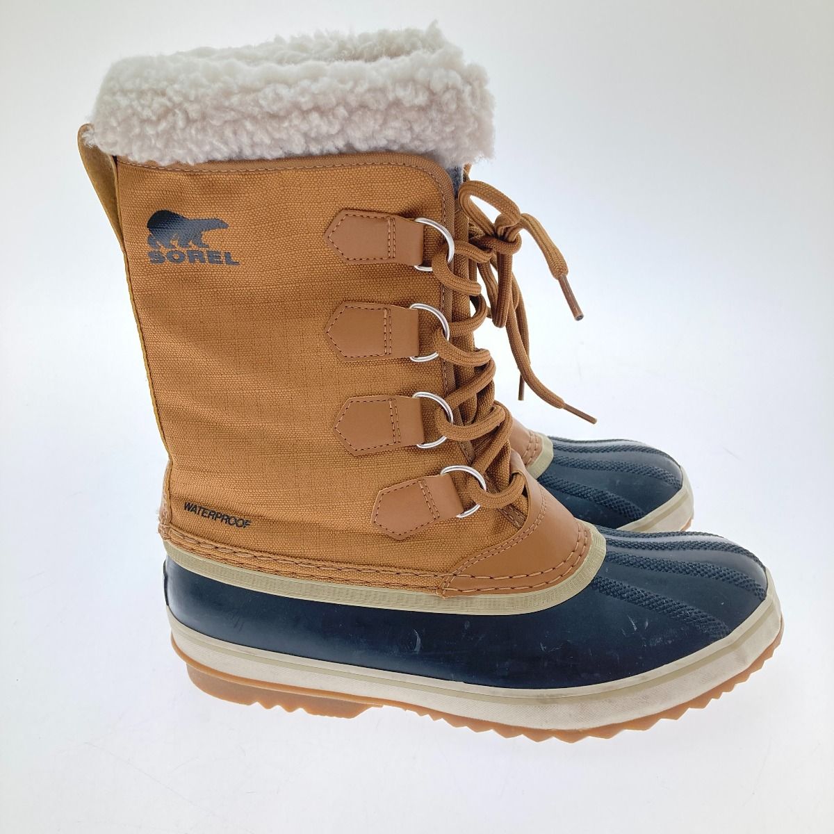 □□SOREL ソレル スノーブーツ パックナイロン  26cm NM3487-224 ブラウン