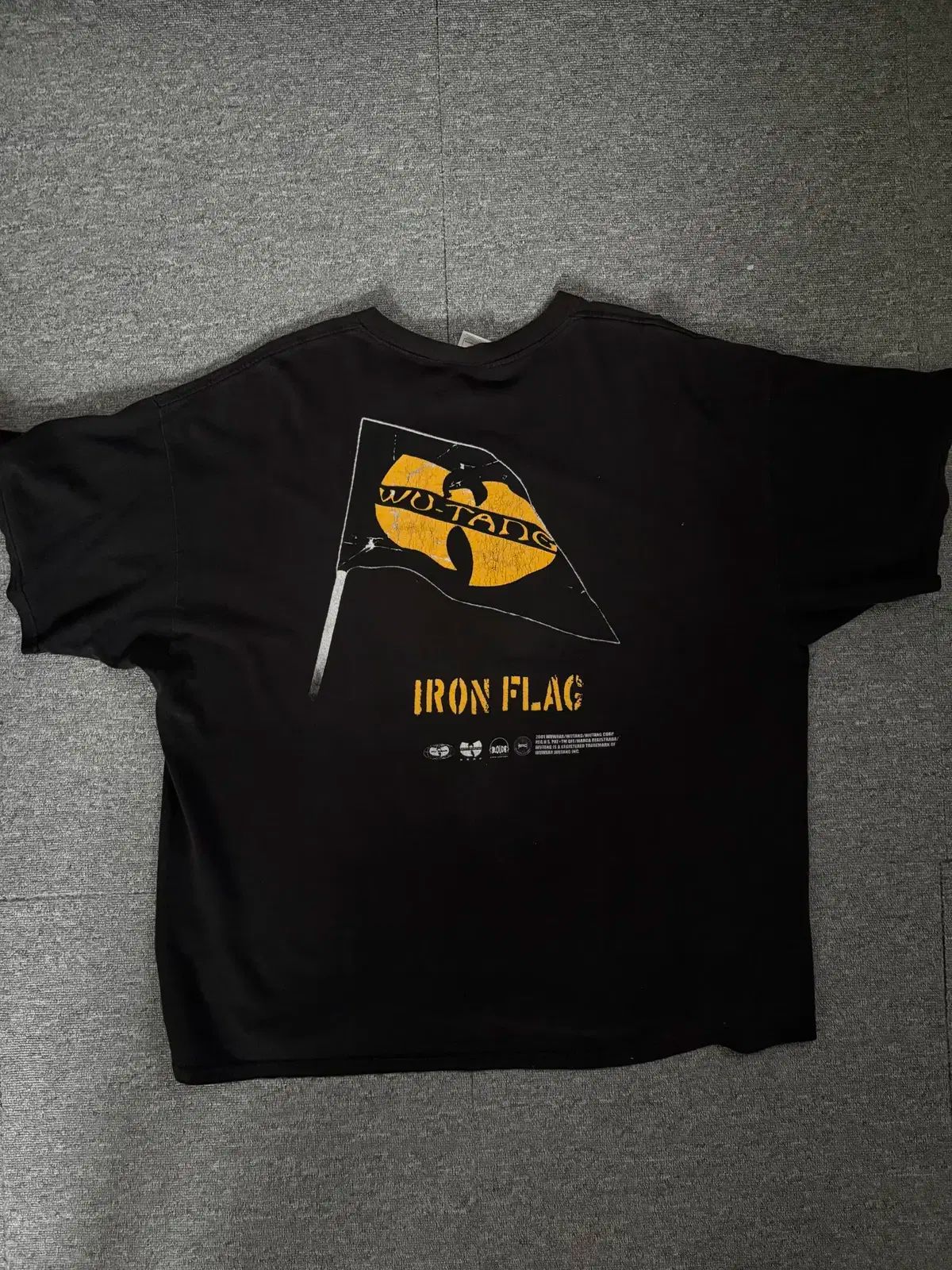 3XL 00s ウータン ヴィンテージ ラップ T シャツ 2001 公式商品 00s WU 