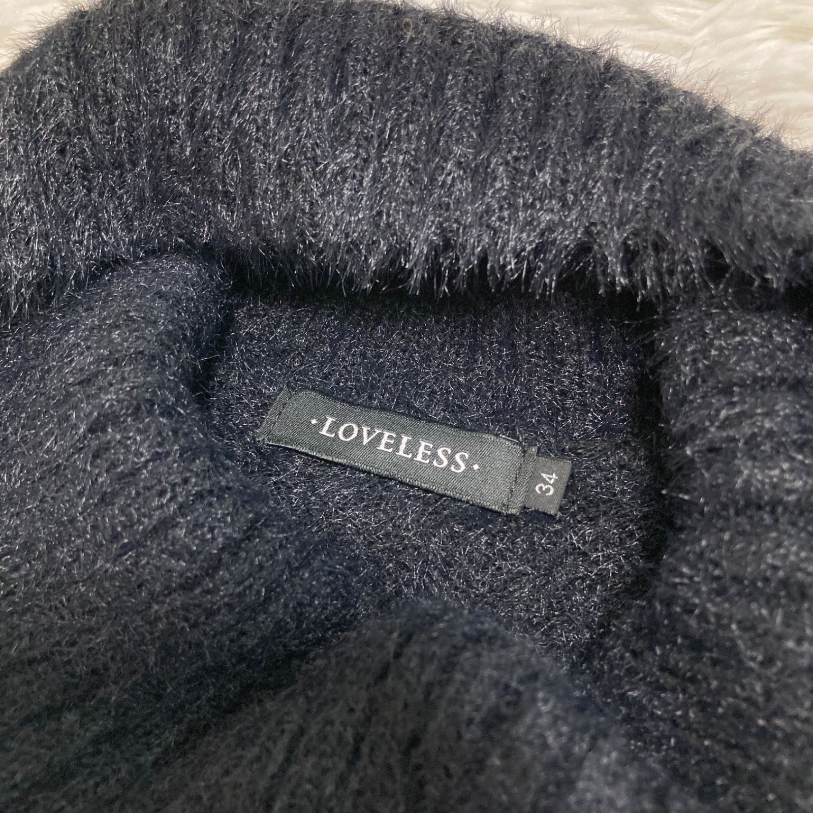 ラブレス LOVELESS ニットセットアップ ノースリーブ タートルネック 