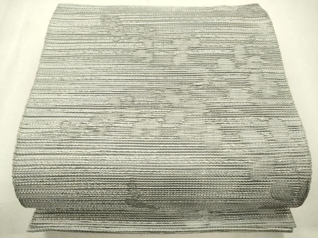 平和屋着物◎八寸名古屋帯 舞花文 正絹 逸品 未使用 CAAT0141ft