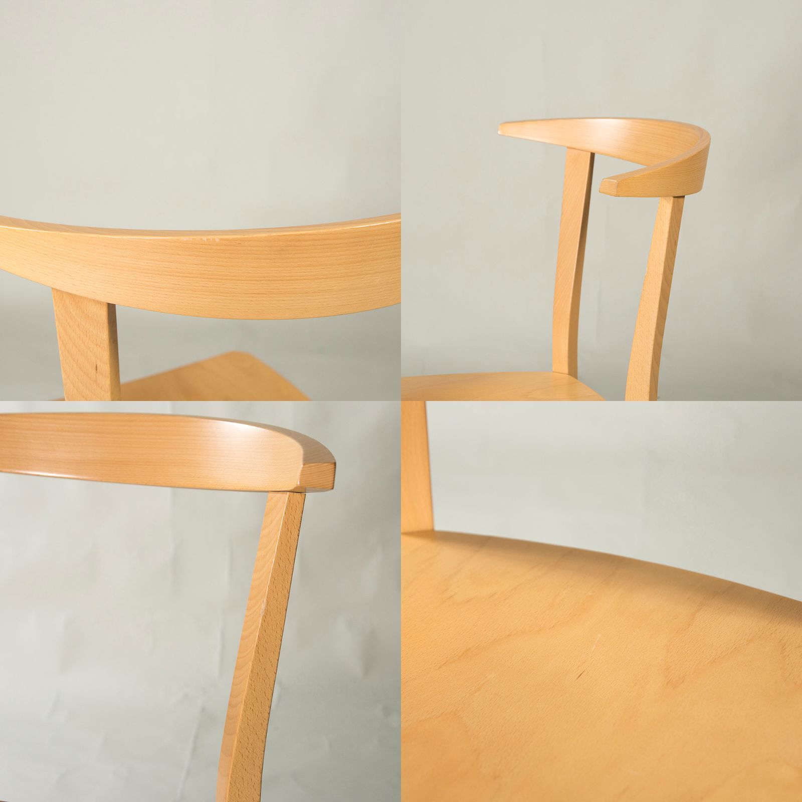 相合家具/SOGOKAGU ナチュラルデザイン ダイニングチェア ビーチ材②  