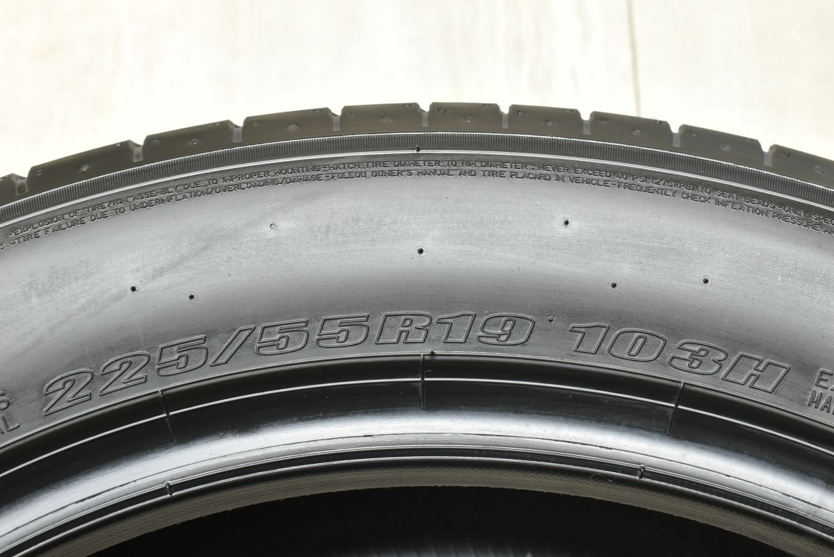 2025年製 新車外し品】ダンロップ SPスポーツマックス060 225/55R19 4