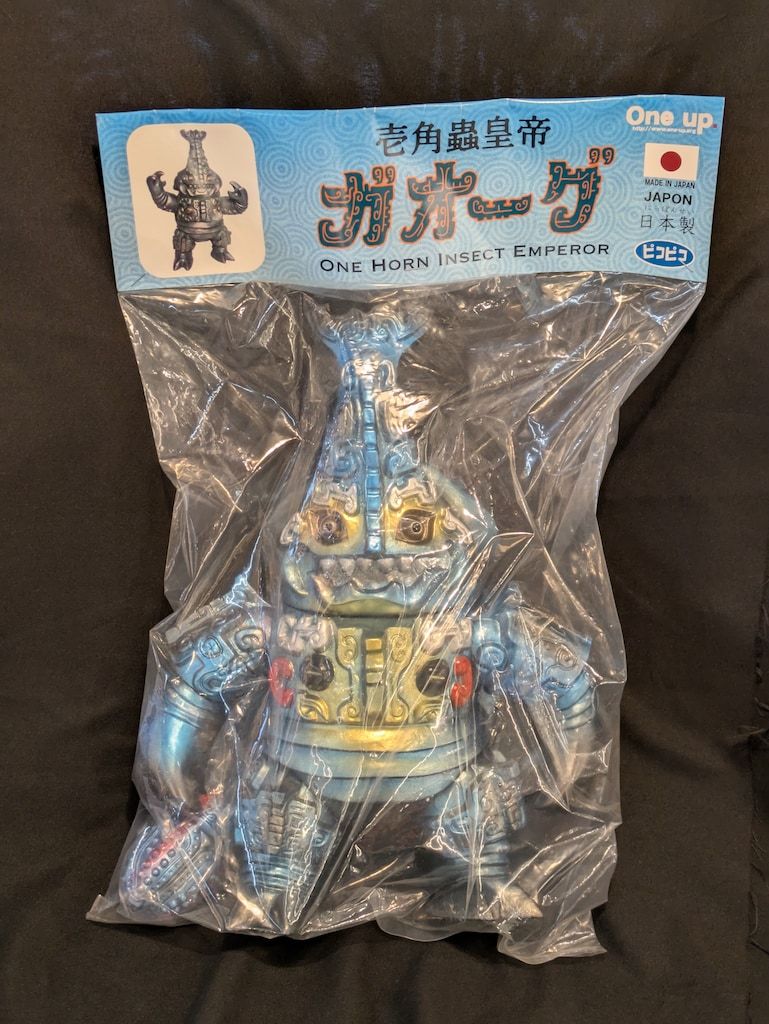 One up ピコピコ 壱角蟲皇帝ガオーグ 黒成型/青銀金/赤塗装