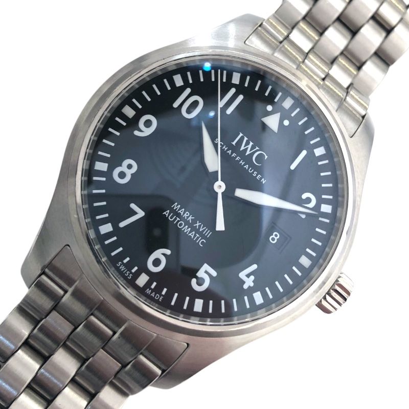 インターナショナルウォッチカンパニー IWC パイロットウォッチ マーク18 IW327011 ブラック ステンレススチール SS メンズ 腕時計