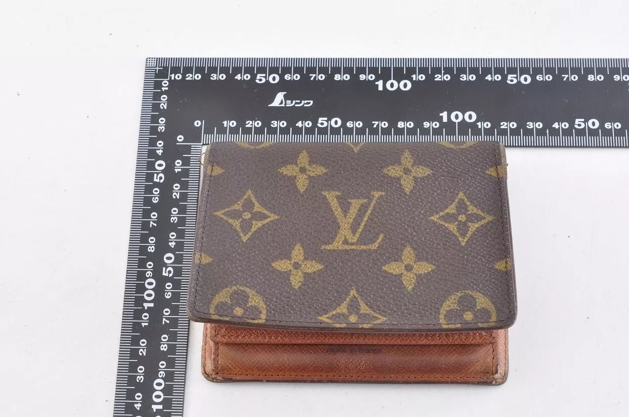 Louis Vuitton LV ルイヴィトン モノグラム カードケース レザー 革 ブラウン 茶色 総柄 柄あり メンズ 男性 レディース 女性  ユニセックス 男女兼用 正規品 X6D6063 - メルカリ