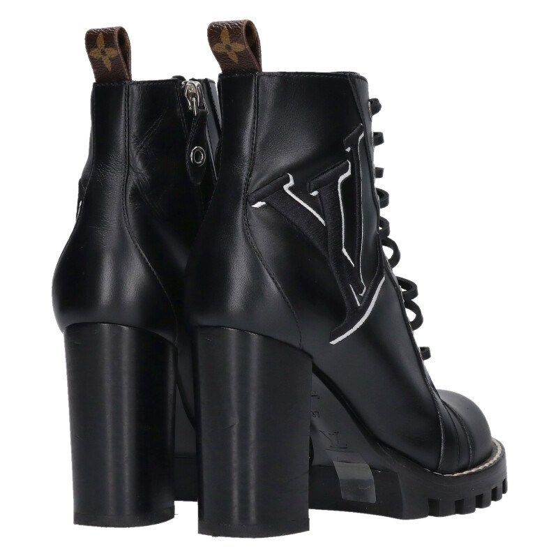 ロゴアンクルブーツ レディース