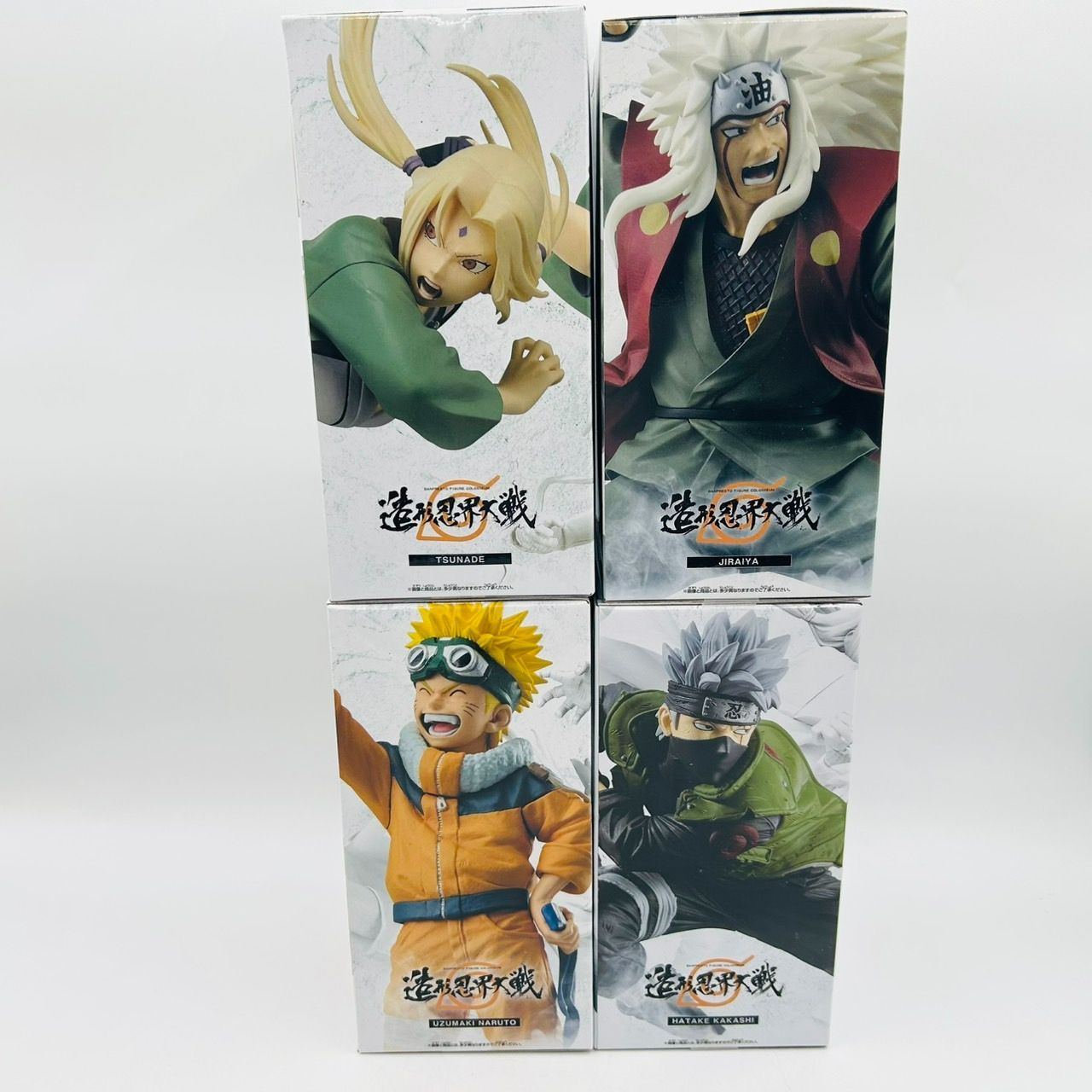NARUTO プライズフィギュア　造形忍界大戦　ナルト　綱手　カカシ　自来也 NARUTO】洗練された躍動感‼造形忍界大戦 綱手を開封レビュー