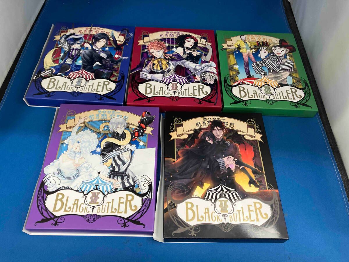 DVD 全5巻セット 黒執事 Book of Circus Ⅰ~Ⅴ 完全生産 版