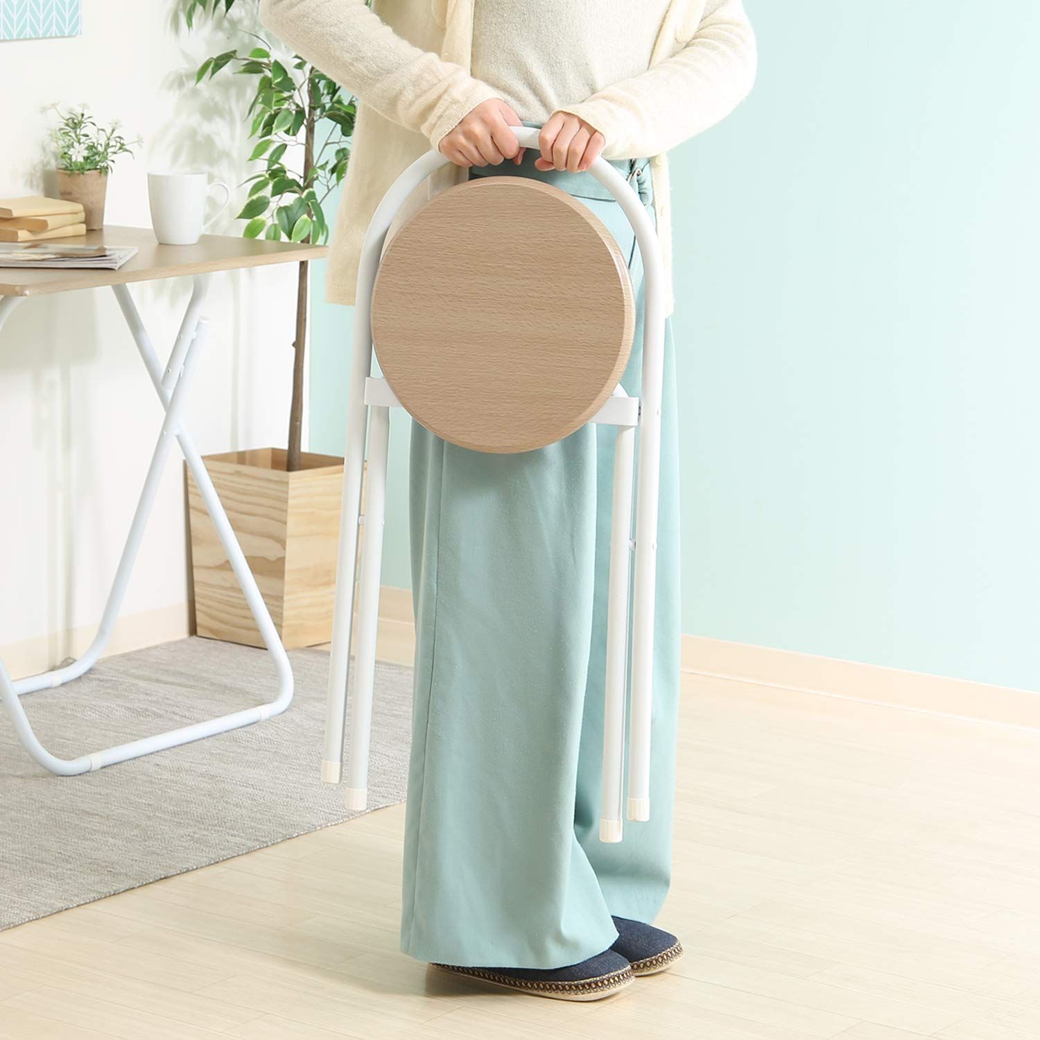 奥行50cm 折りたたみテーブル