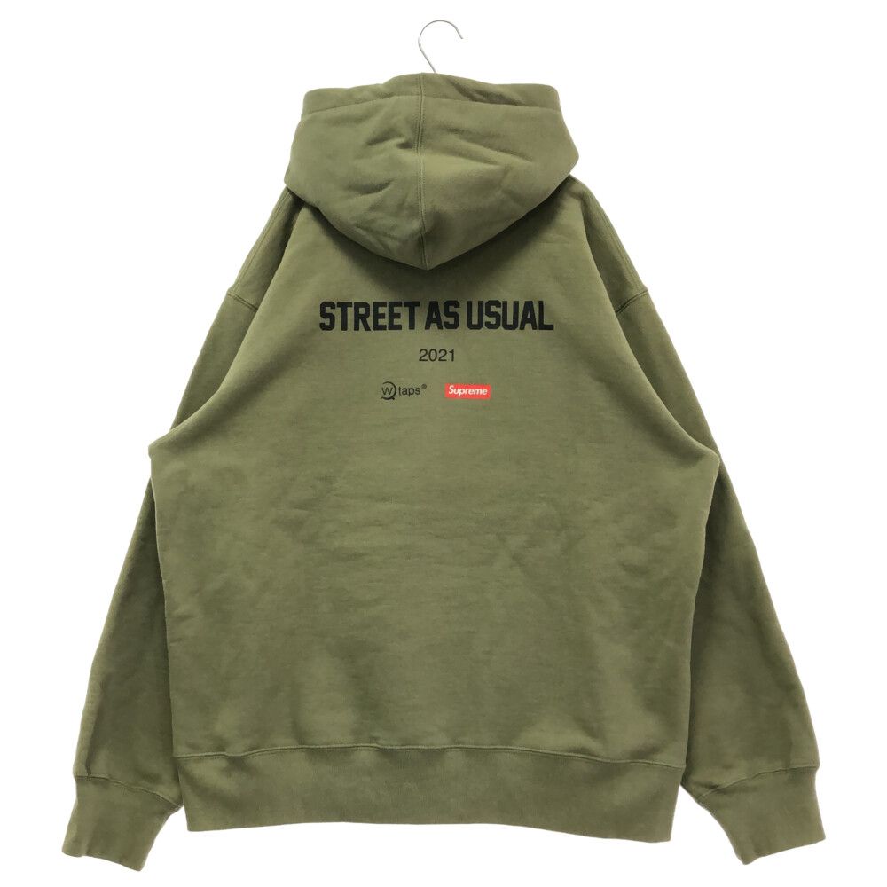 SUPREME (シュプリーム) 21AW×WTAPS Sic'em! Hooded Sweatshirt ダブル 