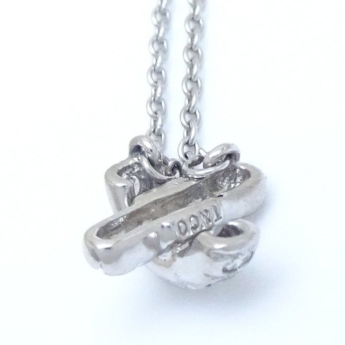 美品■ティファニー／クロスステッチネックレス■ダイヤモンド　プラチナ950 ティファニー クロスステッチ ダイヤモンド プラチナ950 ネックレス