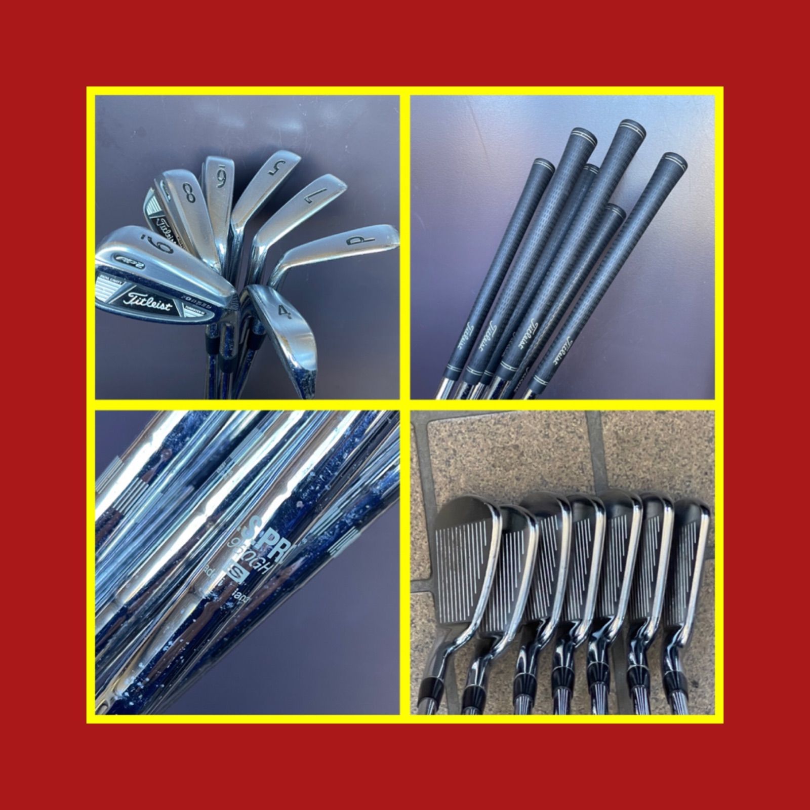 送料込み】アイアンセット【タイトリスト】AP2 FORGED【スチール(950GH 